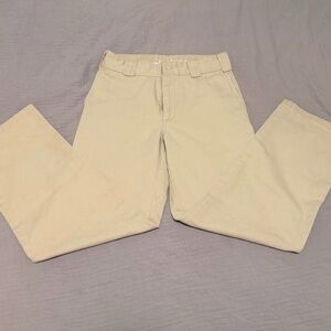 Dickies Khaki Worker Crop Roll Pants